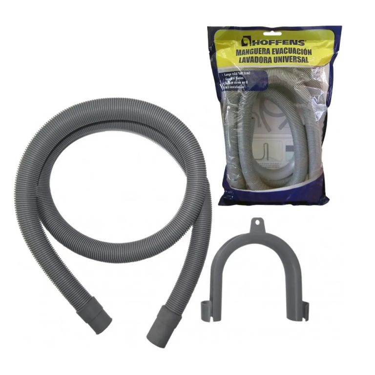 HOFFENS Manguera Desagüe Lavadora Universal 160cm Soporte U