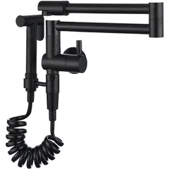 PUREPOWER - Grifo plegable con Pistola rociadora de cocina para pared