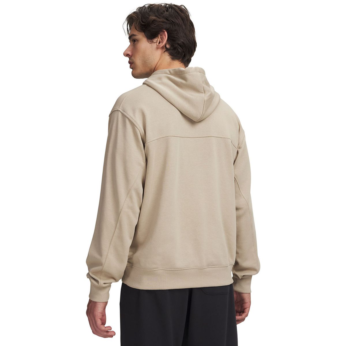 UNDER ARMOUR - Poleron Hombre Rival Lightweight Hoodie Café UNDER ARMOUR