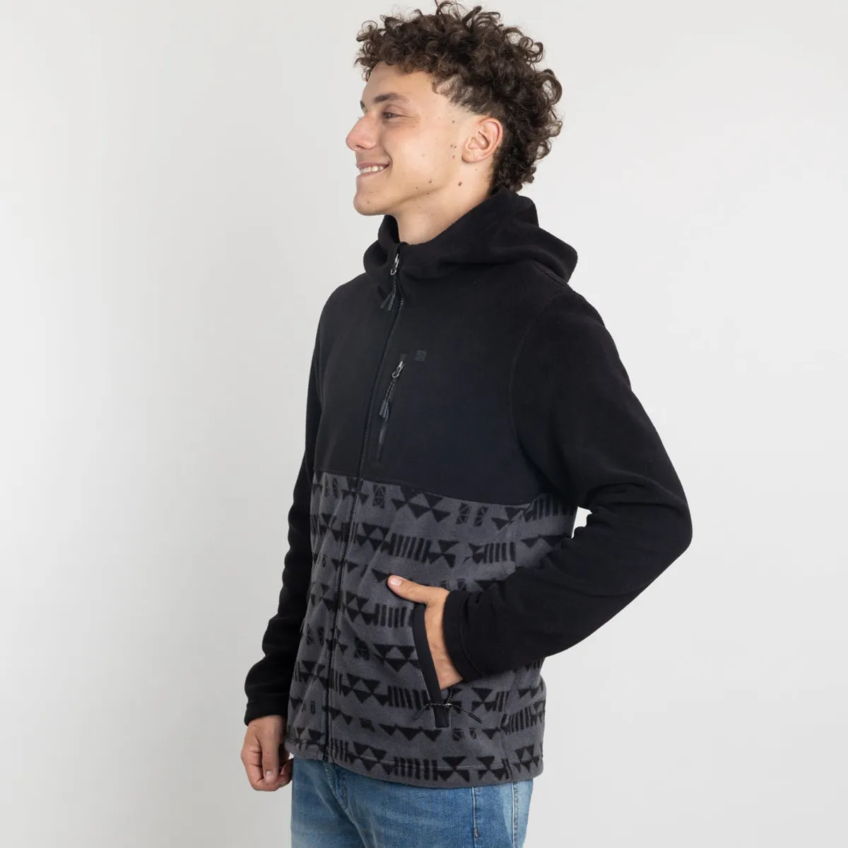 POLEMIC - Polerón Juvenil Polar micropolar estampado con gorro Polemic