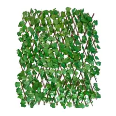 GENERICO - MALLA RETRACTIL DE JARDIN ARTIFICIAL HOJAS 120