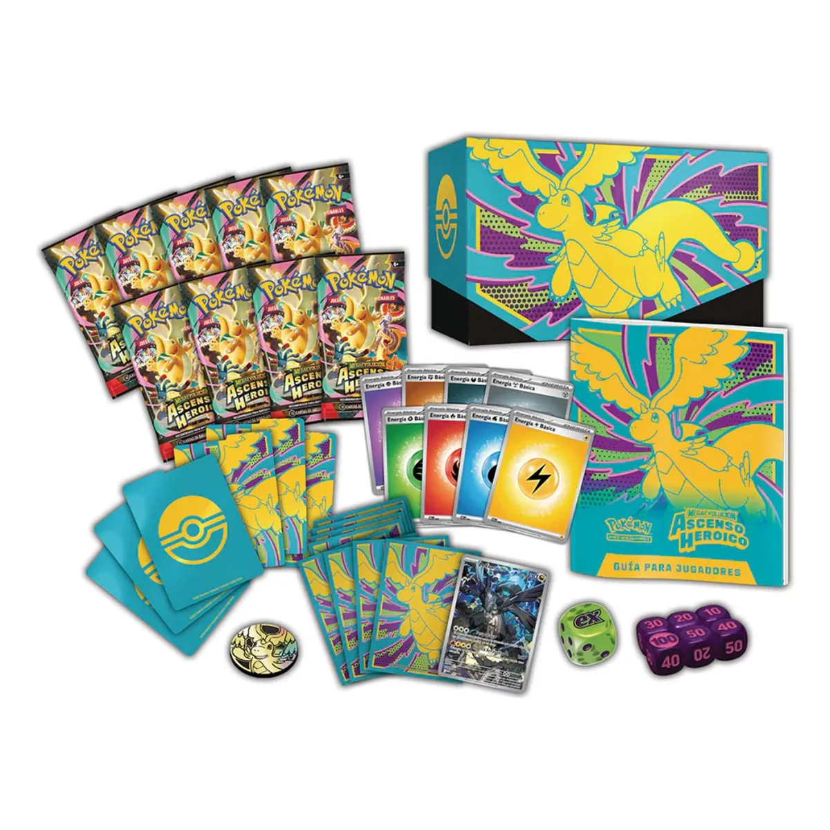 POKEMON - POKEMON ELITE TRAINER BOX ASCENSO HEROICO ESPANOL