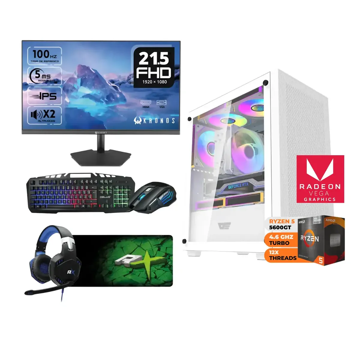 OEM - Pack All In One Dreamfyre Pc Dreamfyre 5, Monitor y periféricos