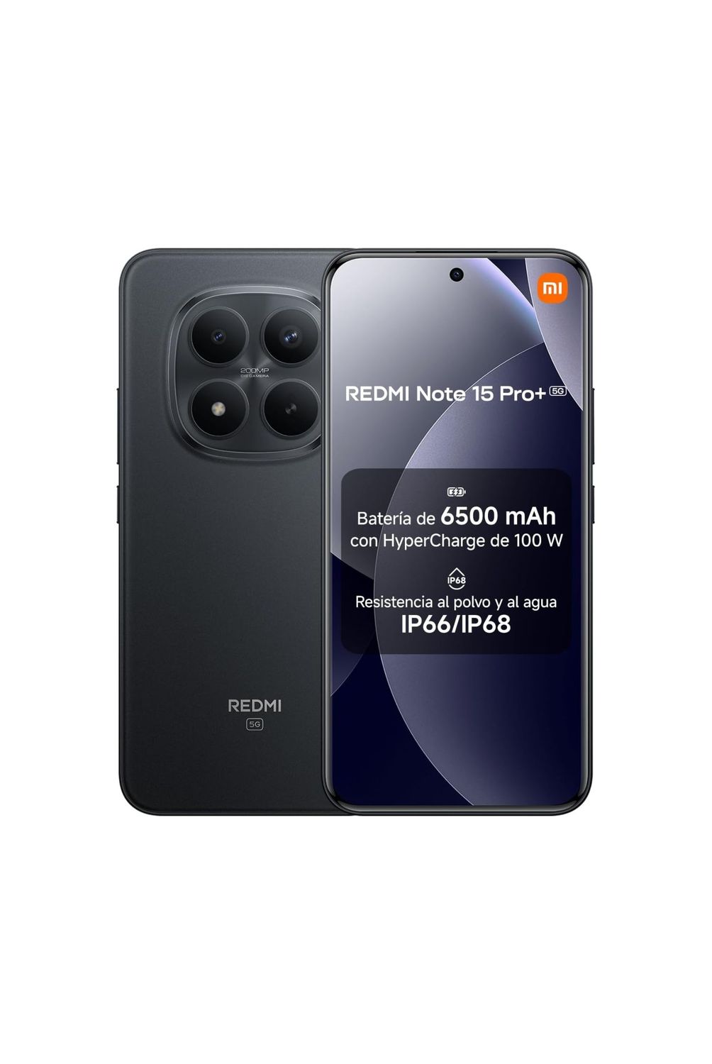XIAOMI Xiaomi Redmi Note 15 Pro+ 5G 8GB + 256GB Negro / Negro