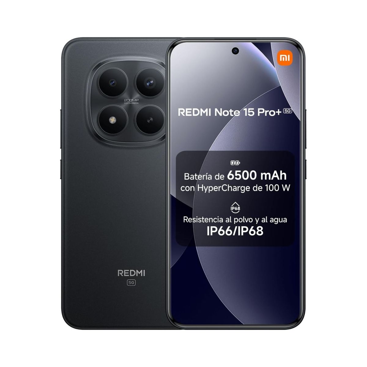 XIAOMI - Xiaomi Redmi Note 15 Pro+ 5G 8GB + 256GB Negro