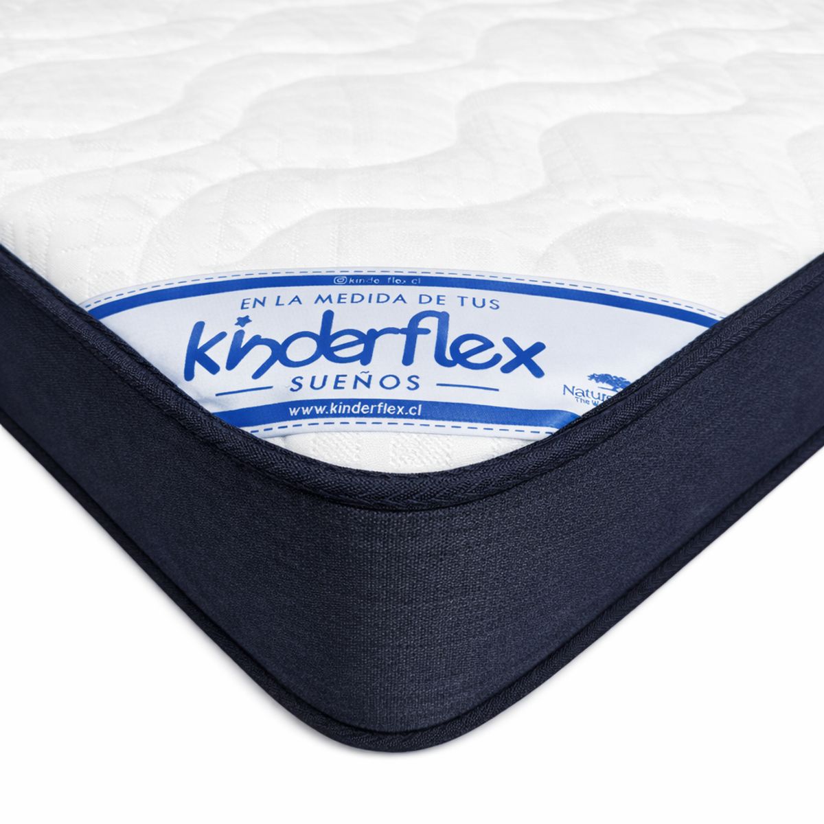 KINDERFLEX - Colchón Resortes 1.5 Plazas 18 Cm One Side
