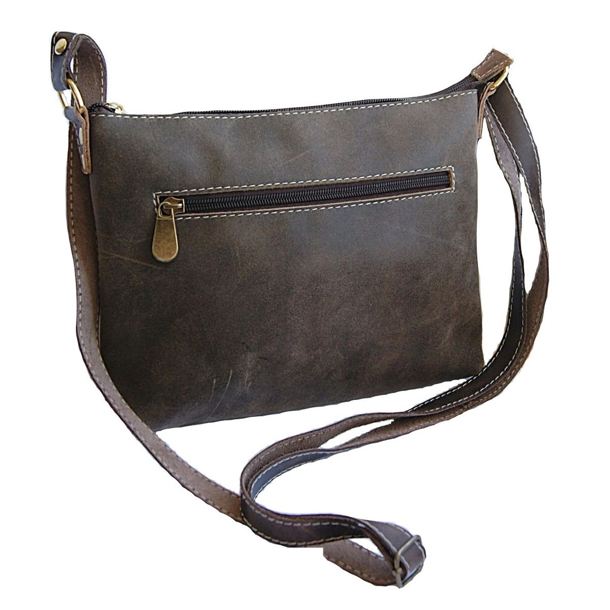 VIVAFELICIA - Cartera Cuero Melissa Café