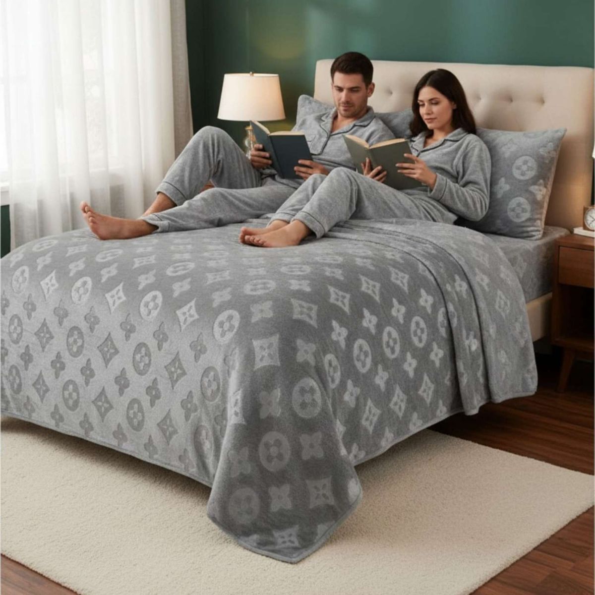 GENERICO - Sabanas Polar Plush Plaza y Media Termicas Invierno Ultra Suave