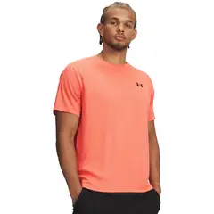 UNDER ARMOUR - Polera M/C Hombre Tech Textured Rojo