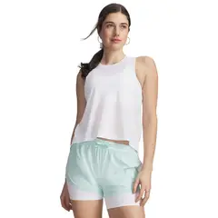 UNDER ARMOUR - Polera SM Mujer Velociti Singlets Blanco