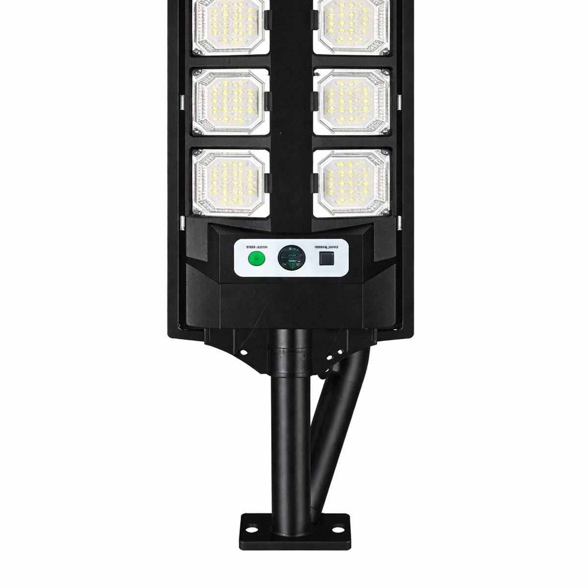 GENERICO - Foco Solar 600w Potente Luz Led Exterior + Soporte Negro