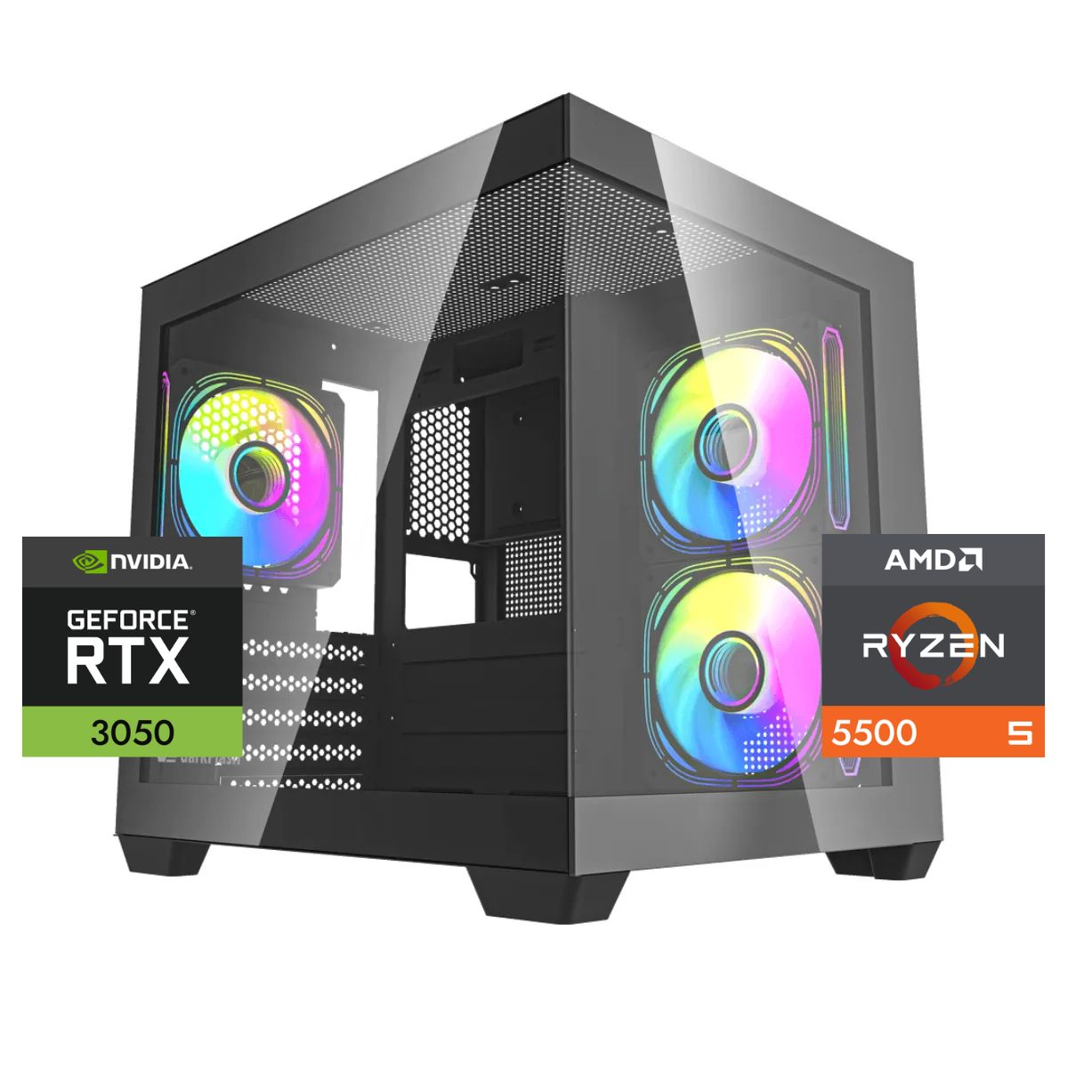 OEM - Pc Gamer Warrior Ryzen 5500, 1tb M.2, Ram 16gb, Rtx 3050 6gb