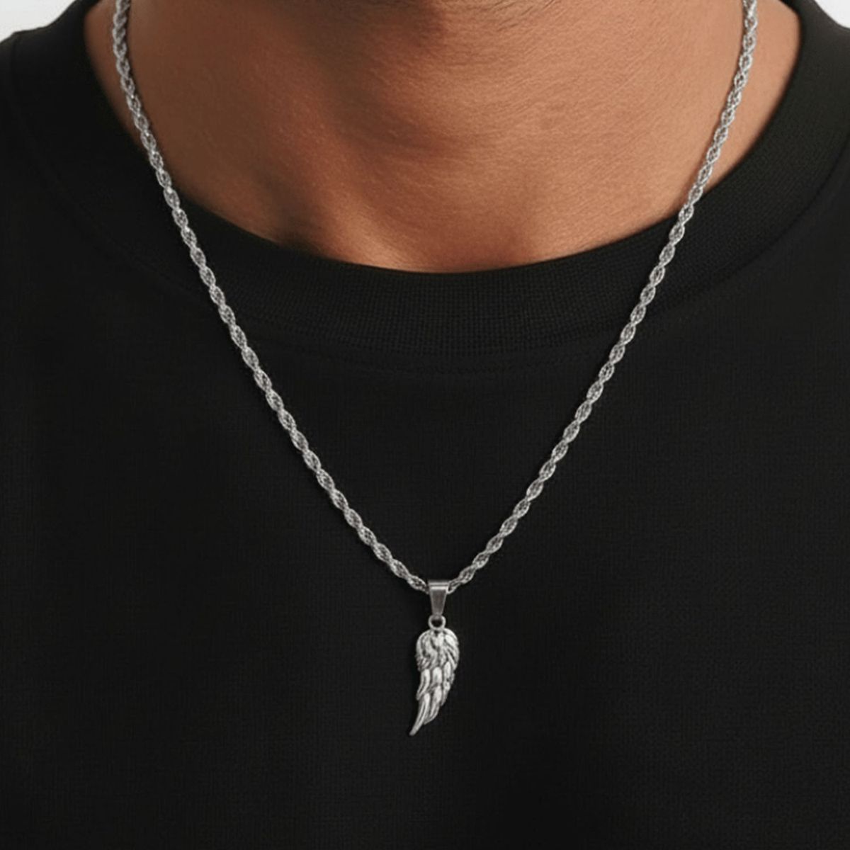 SAINT VENIK - Hermes Pendant Enchapado 18k Colgante 50cm Ambicion Saint Venik