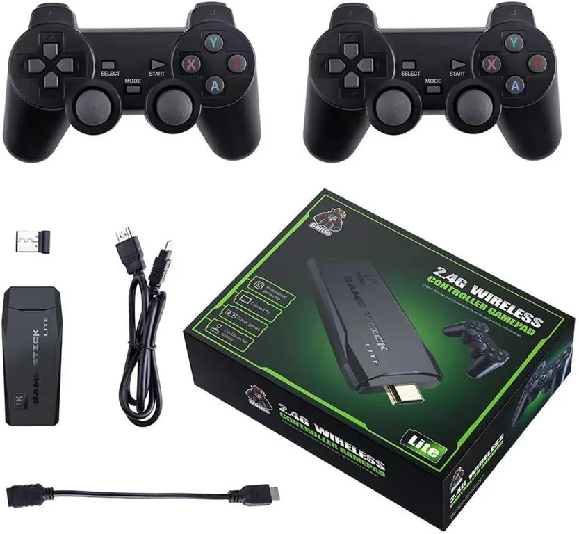 PUREPOWER La consola de juegos retro M8 la consola de videojuegos plug Consola de Juegos Retro inalámbrica