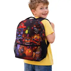 GENERICO - Mochila Escolar Diseño Five Night At Freddy Personajes