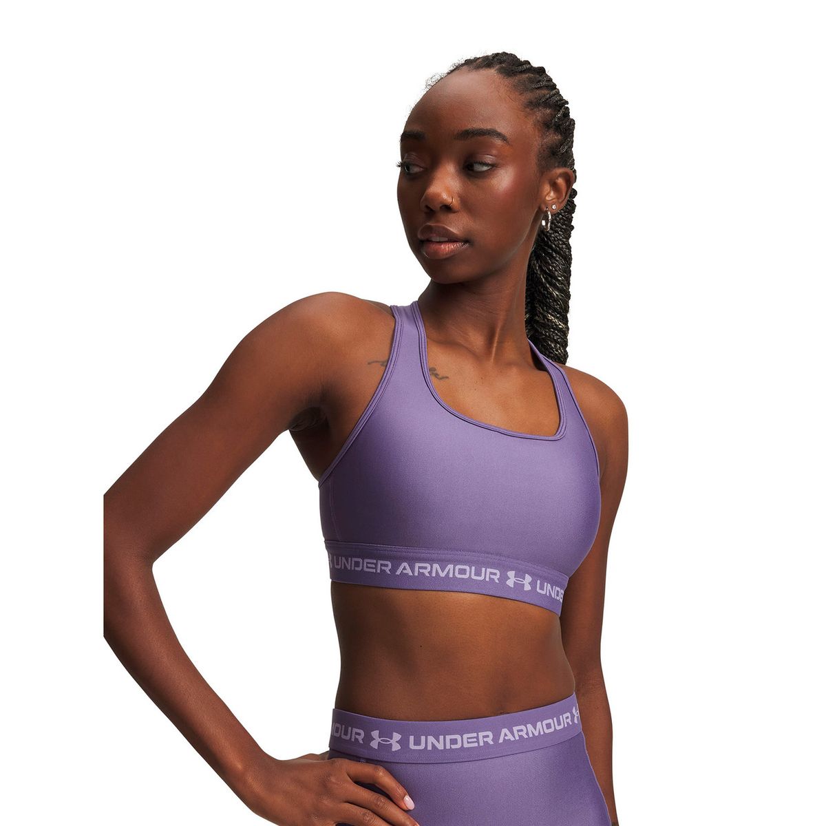 UNDER ARMOUR - Peto UA Armour Mid Crossback Morado Mujer UNDER ARMOUR