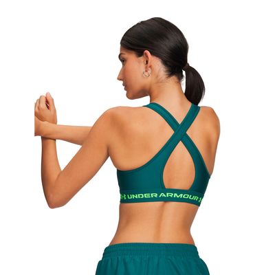 Imagen 2 del producto Peto UA Armour Mid Crossback Verde Mujer