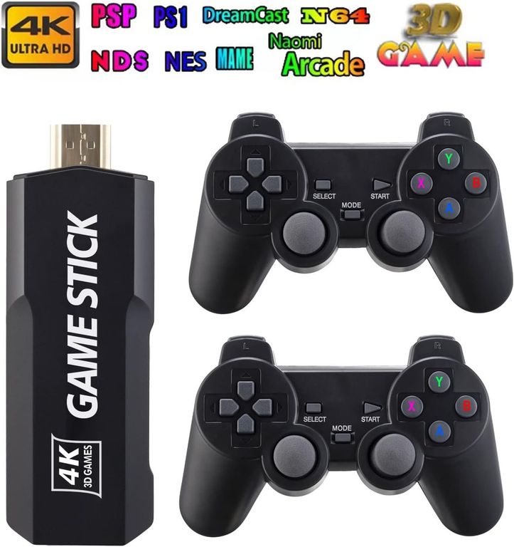 PUREPOWER X2 plus 4k retro Game stick videojuego doméstico de alta definición
