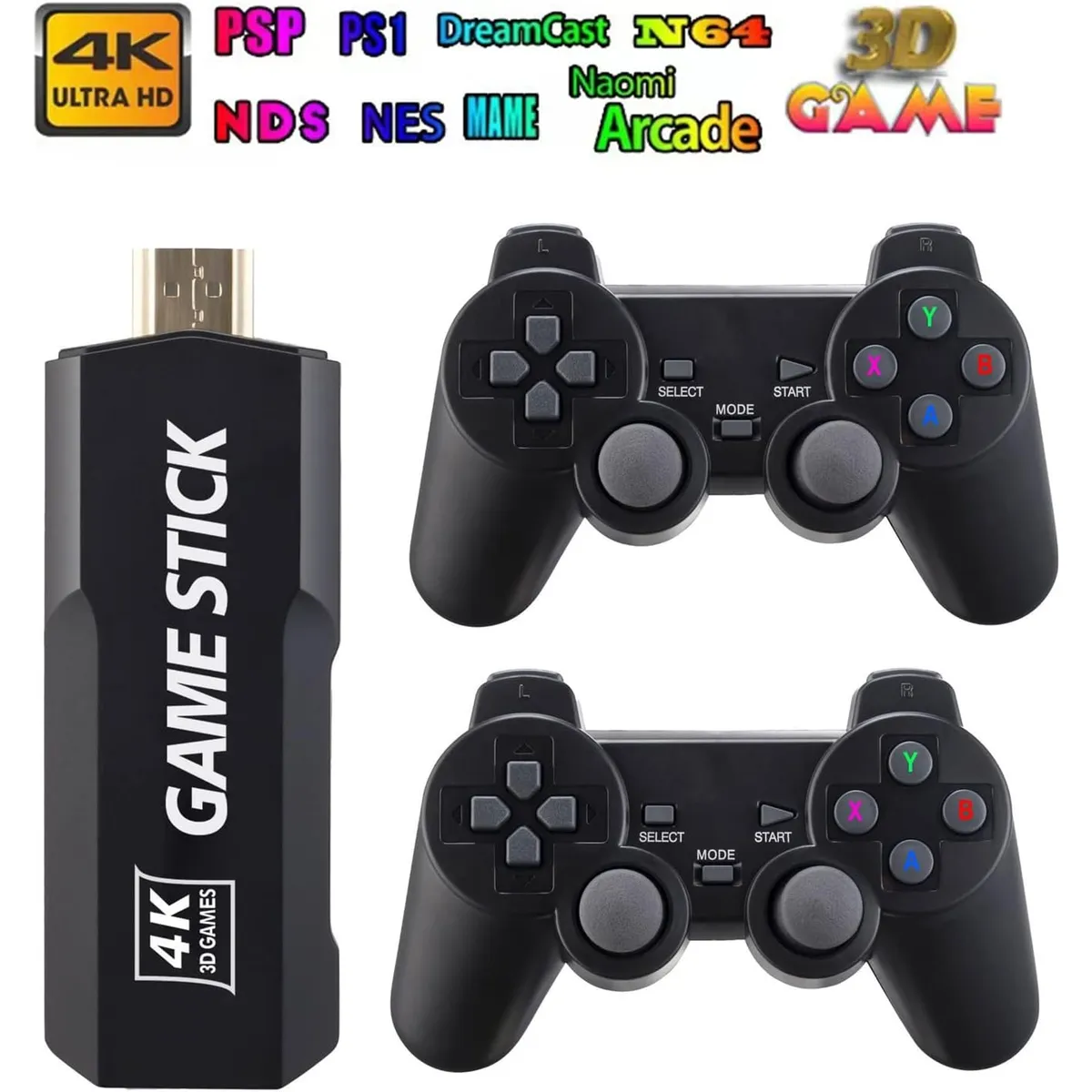 PUREPOWER - X2 plus 4k retro Game stick videojuego doméstico de alta definición