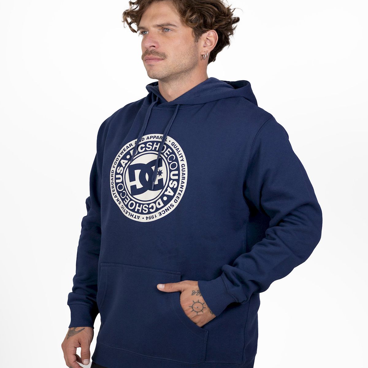 DC SHOES - Poleron Hombre DC Circle Star Ph Azul