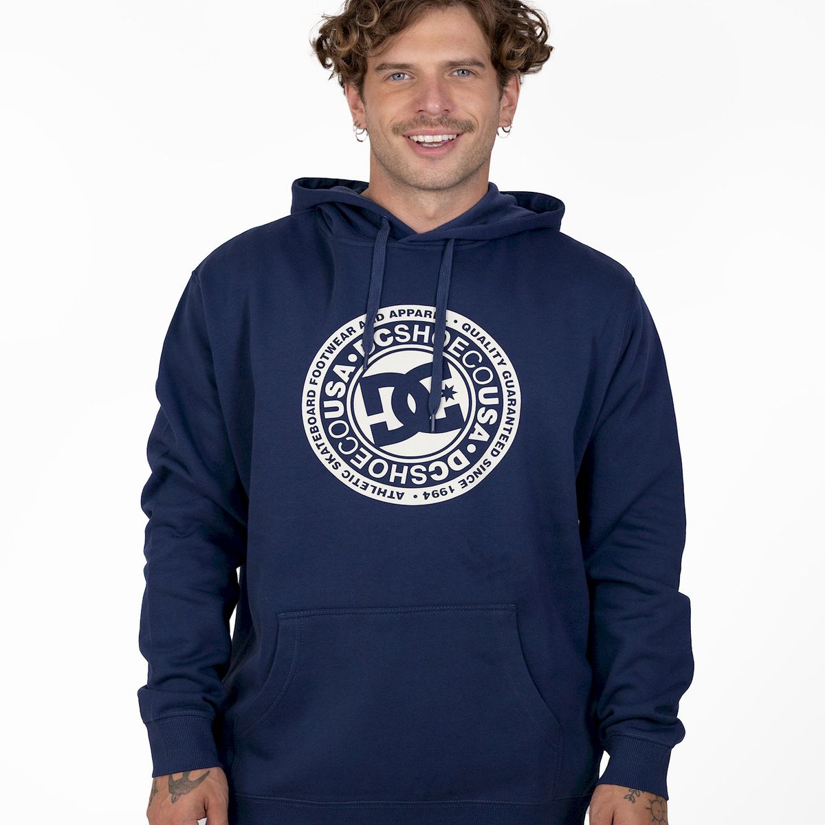 DC SHOES - Poleron Hombre Circle Star Ph Azul DC