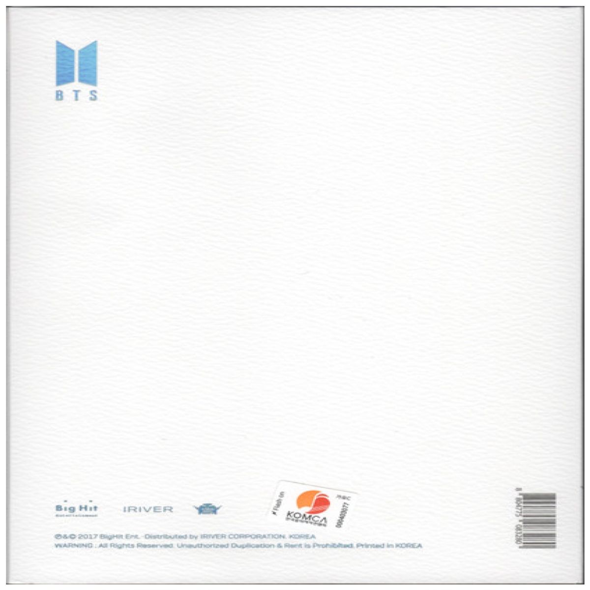 HITWAY MUSIC - BTS - LOVE YOURSELF HER 5TH MINI ALBUM - CD