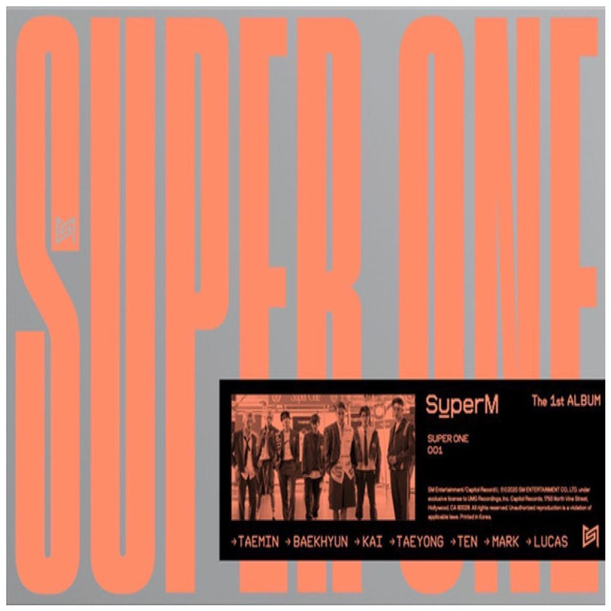 HITWAY MUSIC - SUPERM - SUPER ONE 1ST ALBUM SUPER VERSION - CD