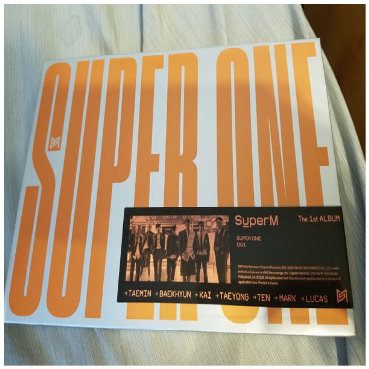 HITWAY MUSIC - SUPERM - SUPER ONE 1ST ALBUM SUPER VERSION - CD