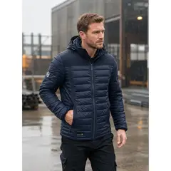 PANAMA JACK - Parka Técnica Hombre Water Replent Azul