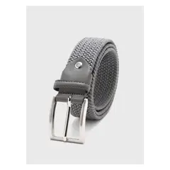 ARROW - Cinturón Elástico Trenzado Gris