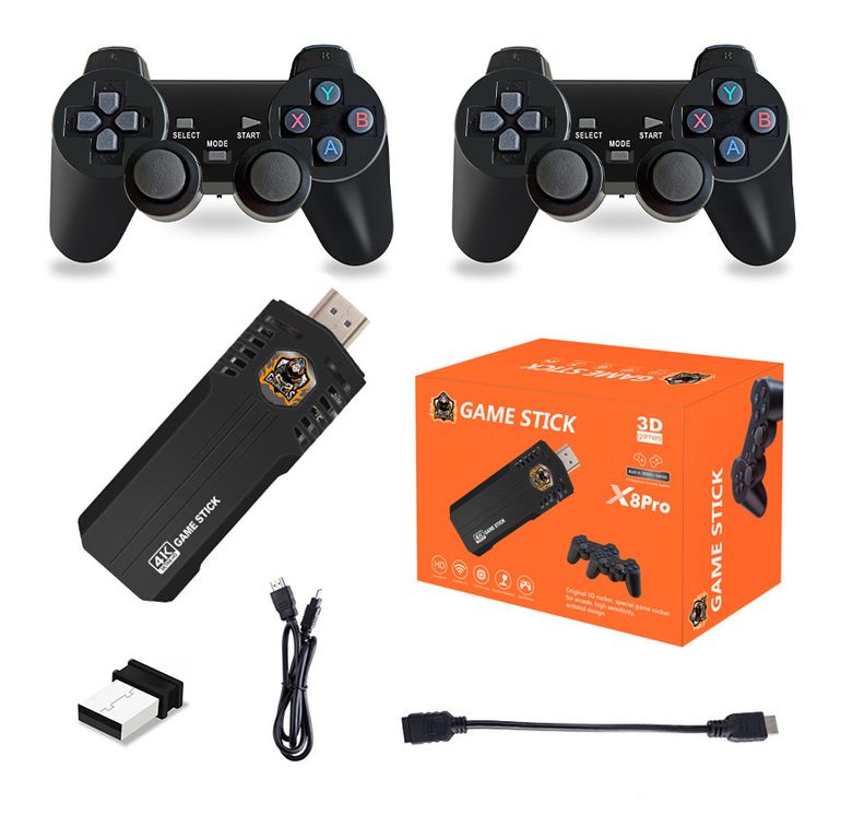 PUREPOWER X8 Pro 4k retro Game stick videojuego doméstico de alta definición
