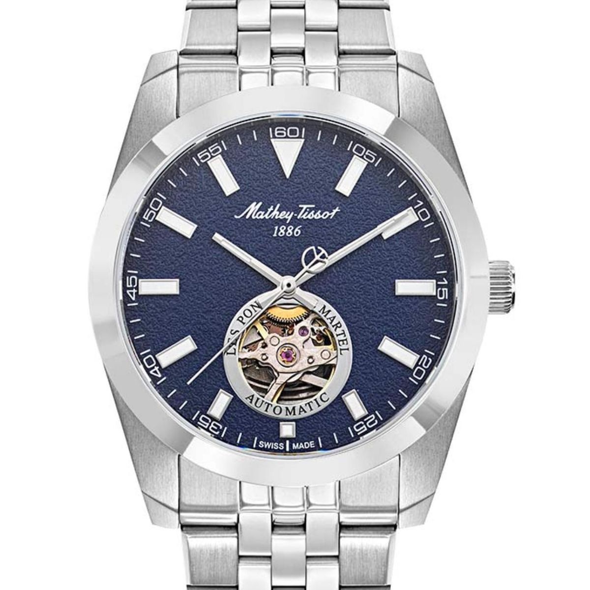 MATHEY TISSOT - Reloj Mathey-Tissot Hombre Mathy I Open Heart EF1450ATABU