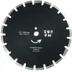 GENERICO - DISCO DIAMANTADO PARA HORMIGÓN FRESCO Y ASFALTO 14