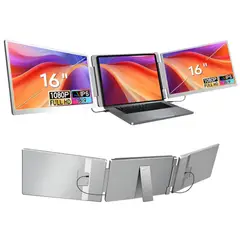 GENERICO - Monitor Doble Pantalla 16¨ Full HD 1920x1200 C-S11