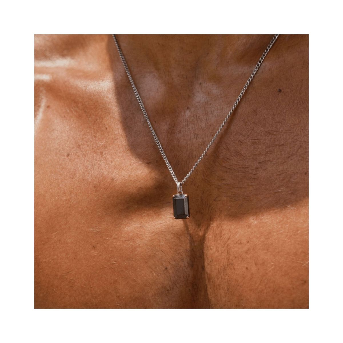 SAINT VENIK - Void Onyx Pendant Collar de Piedras Onys 50cm Saint Venik