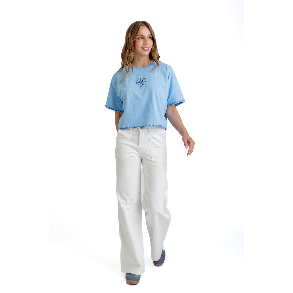 EFESIS - Pantalón Palazzo Tiro Medio Mujer