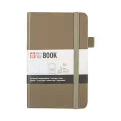 SAKURA - Libreta Hoja Crema Con Cuadrados 9x14cmGris Ceniza,