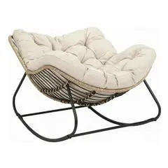 GENERICO - Silla Mecedora Moderna Talla Xl Confort Estilo + Colchón