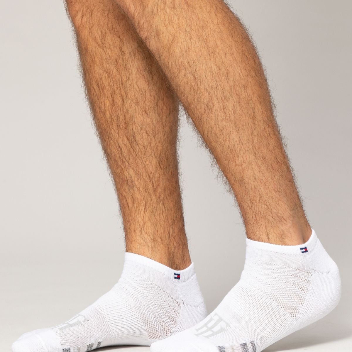 TOMMY HILFIGER - Pack De 6 Pares De Calcetines Invisibles Blanco Tommy Hilfiger