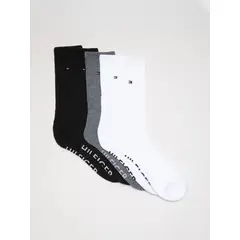 TOMMY HILFIGER - Pack De 5 Pares De Calcetines Athletic Gris