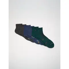 TOMMY HILFIGER - Pack De 6 Pares De Calcetines Tobilleros Azul