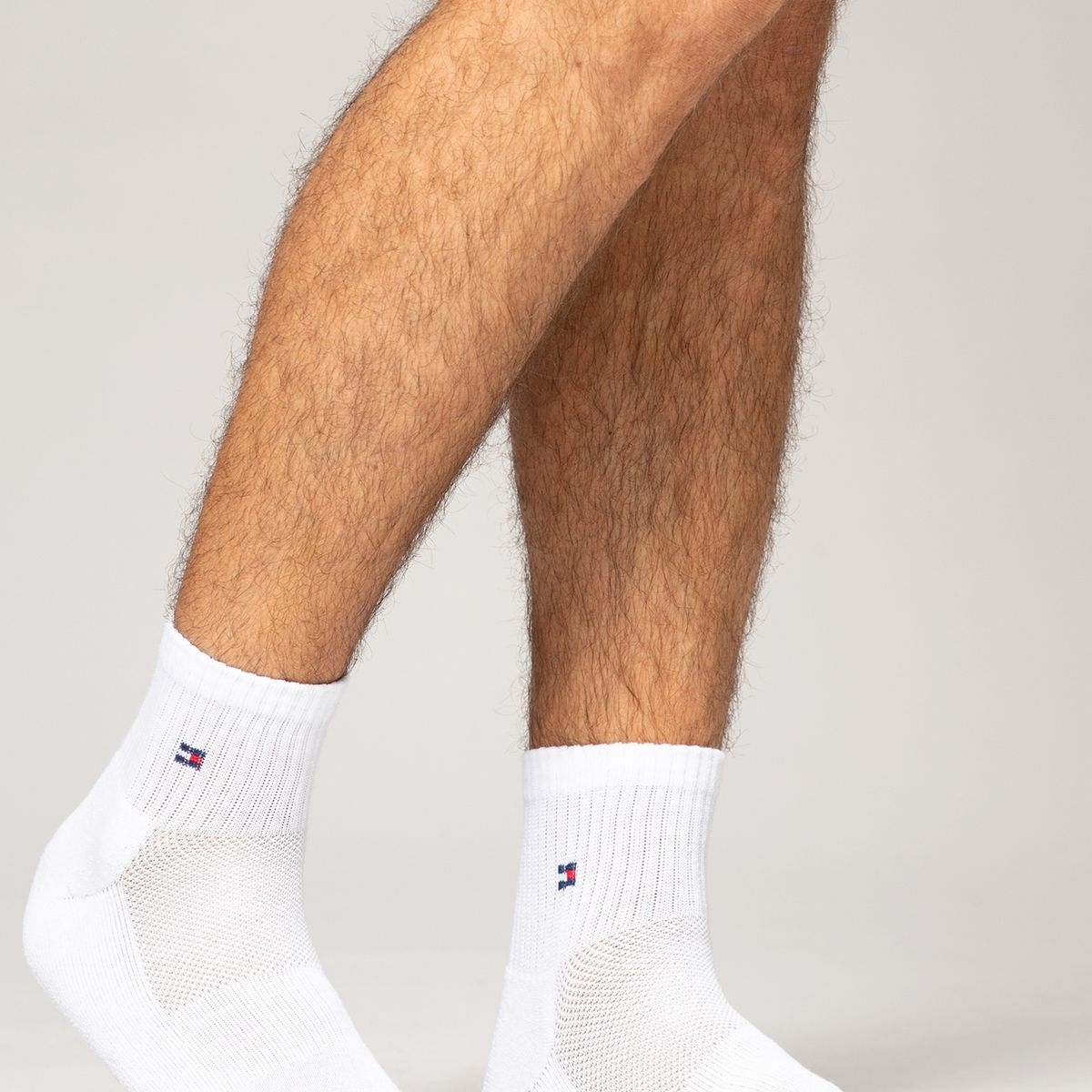TOMMY HILFIGER - Pack De 6 Pares De Calcetines Tobilleros Blanco Tommy Hilfiger
