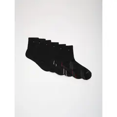 TOMMY HILFIGER - Pack De 6 Pares De Calcetines Tobilleros Negro
