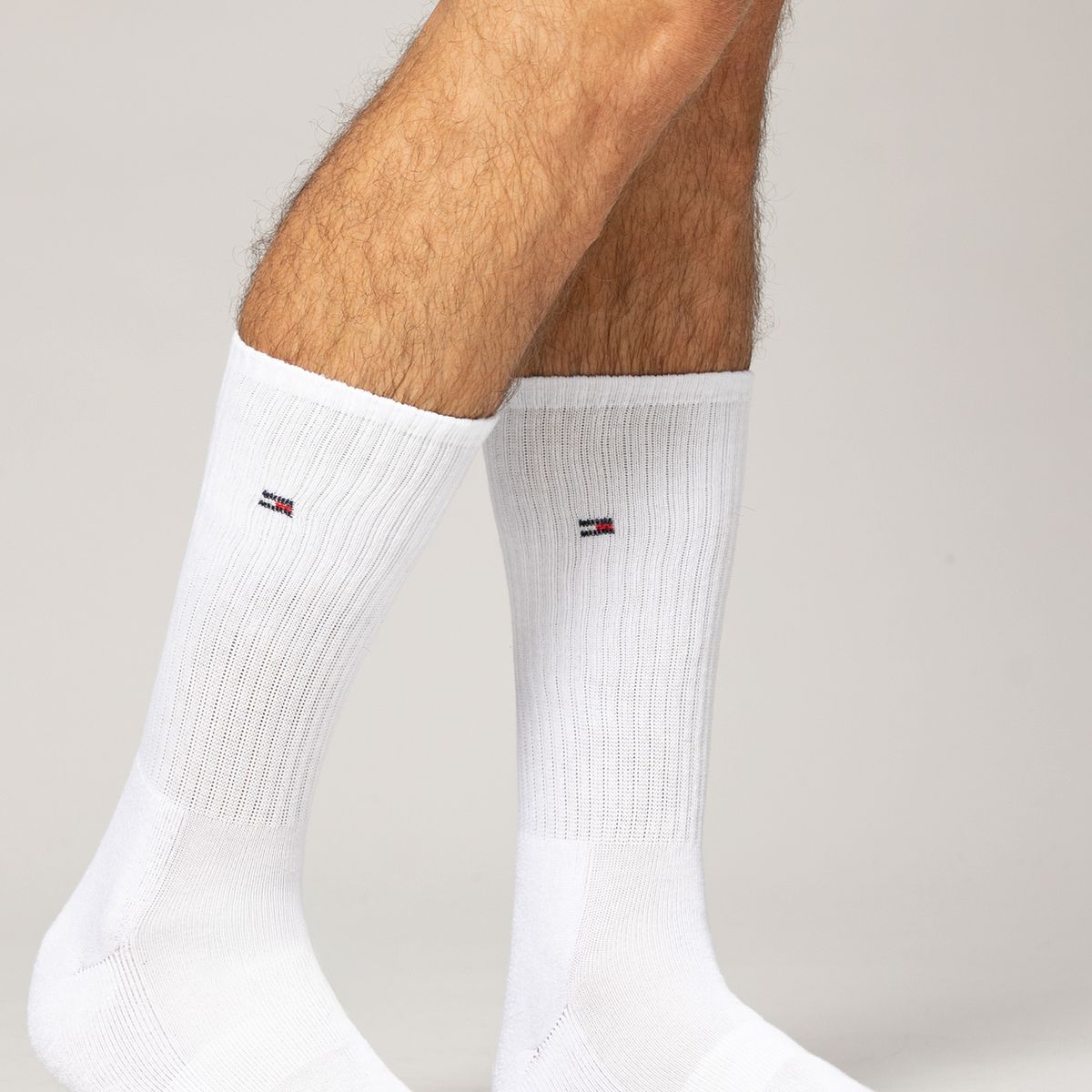 TOMMY HILFIGER - Pack De 5 Pares De Calcetines Athletic Blanco Tommy Hilfiger