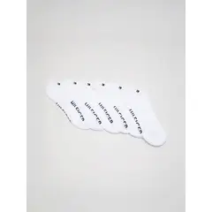 TOMMY HILFIGER - Pack De 6 Pares De Calcetines Invisibles Blanco