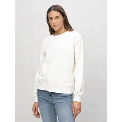 TOMMY HILFIGER - Polerón Con Logo Gráfico Blanco