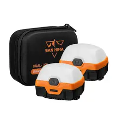 GENERICO - Linterna con bateria litio recargable 2u San Hima