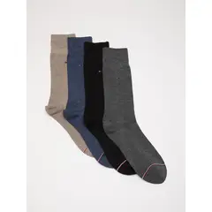 TOMMY HILFIGER - Pack De 4 Calcetines Para Vestir Azul