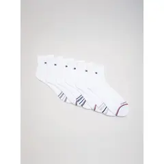 TOMMY HILFIGER - Pack De 6 Pares De Calcetines Tobilleros Blanco