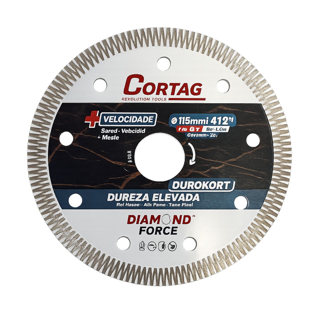 CORTAG - DISCO CORT. DUROKORT 115MM